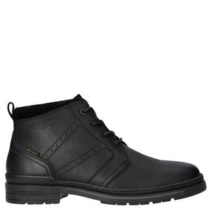Tarmac DB-10 leren veterboots met profielzool - zwart