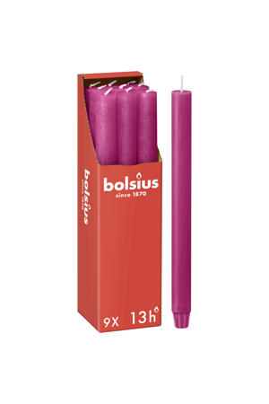 dinerkaars Rustiek roze (Ø2,3x27 cm) (set van 9)