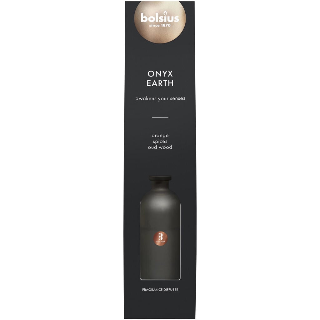 Bolsius geurstokjes - Onyx Earth (160 ml)