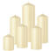 Bolsius stompkaars glanzend beige (set van 6)