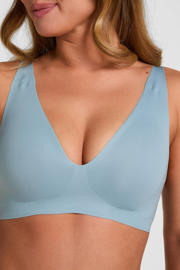 thumbnail: Hunkemöller voorgevormde bh zonder beugel Super Comfort blauw