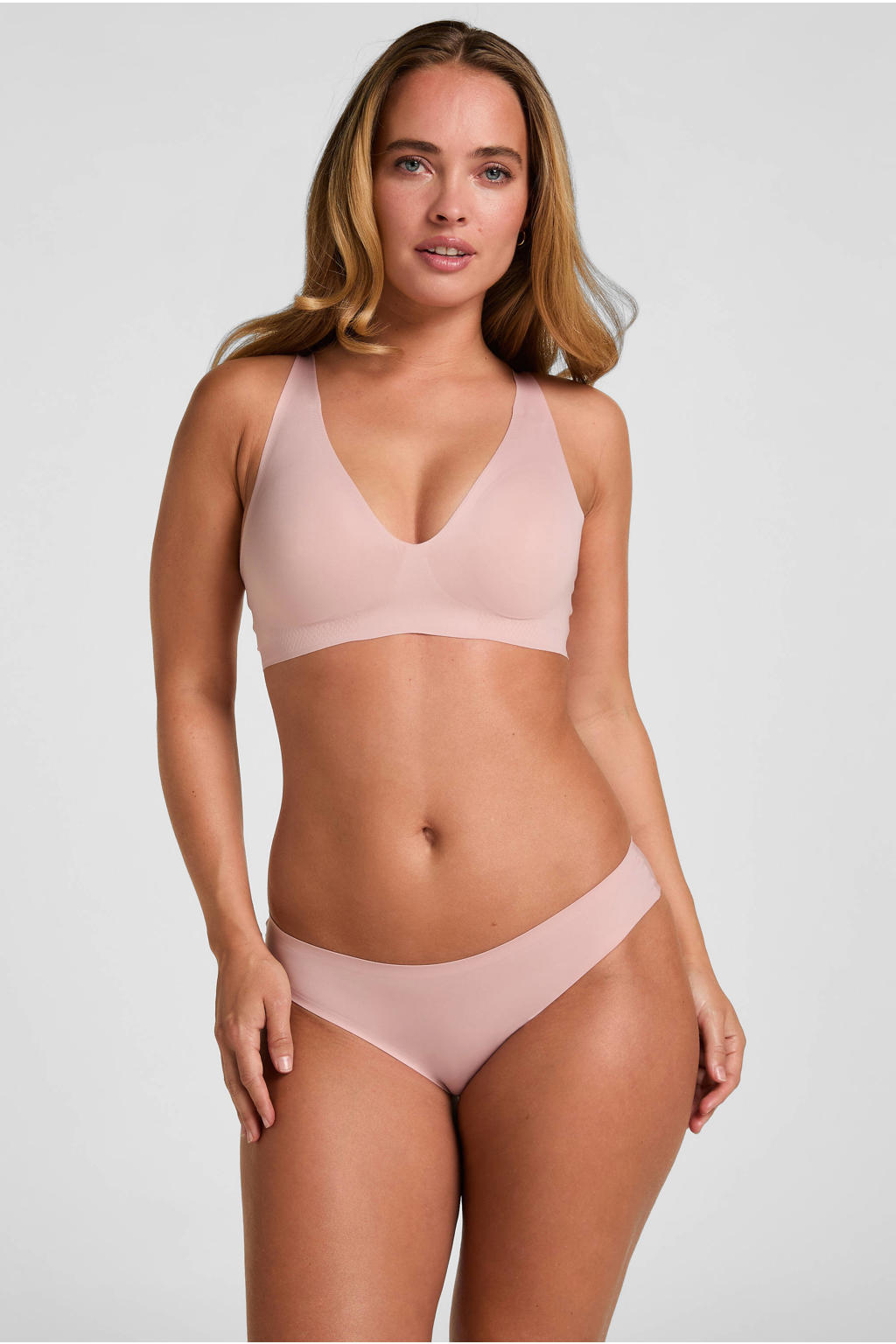 Hunkemöller Super Comfort voorgevormde seamless bh zonder beugel - roze