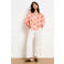LOLALIZA gebloemde blouse oranje