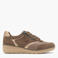 Easy Street suèdelook veterschoenen met sleehak - taupe
