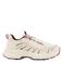 Graceland chunky imitatieleren sneakers - ecru/aubergine