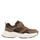 Vty chunky imitatieleren sneakers - bruin