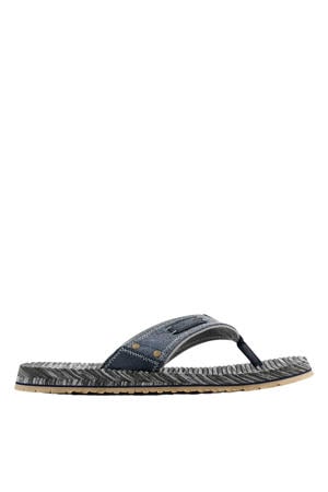 Quill teenslippers donkerblauw