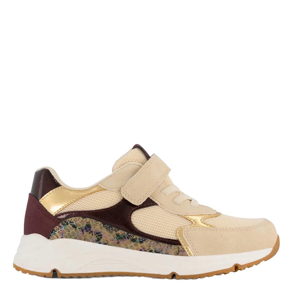 Graceland imitatieleren sneakers - beige