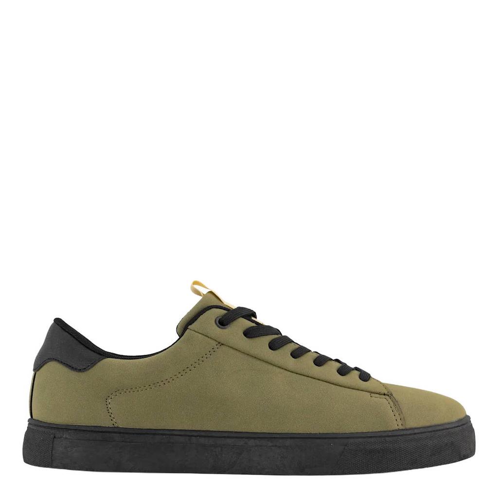 Groene heren Memphis One suèdelook sneakers - met veters