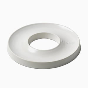 Kattenvoerbak Ring Slowfeeder White