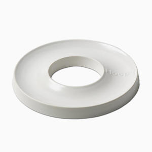 Kattenvoerbak Ring Slowfeeder White
