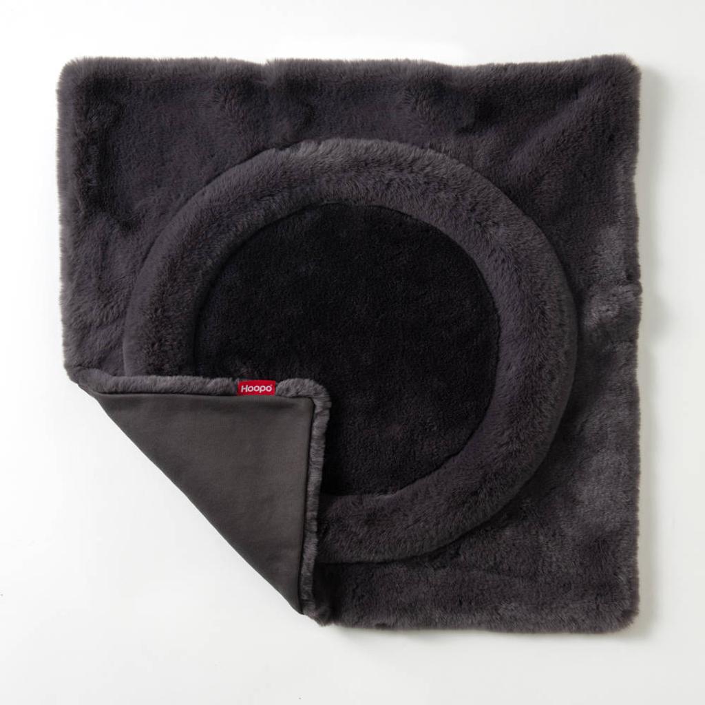Hoopo Kattenkussen Flip Cat Blanket Dark Grey
