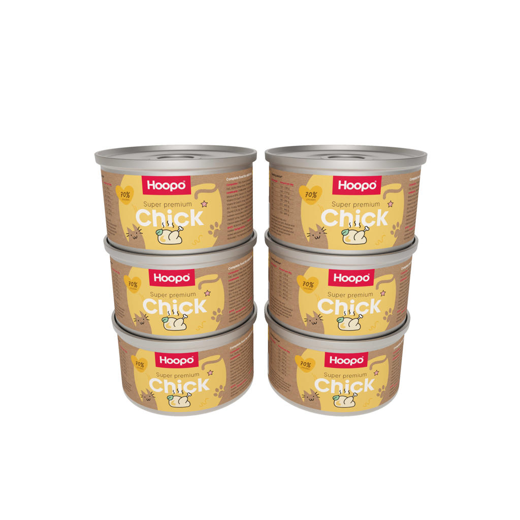 Hoopo Kattenvoer Chick Paté (6 pack)
