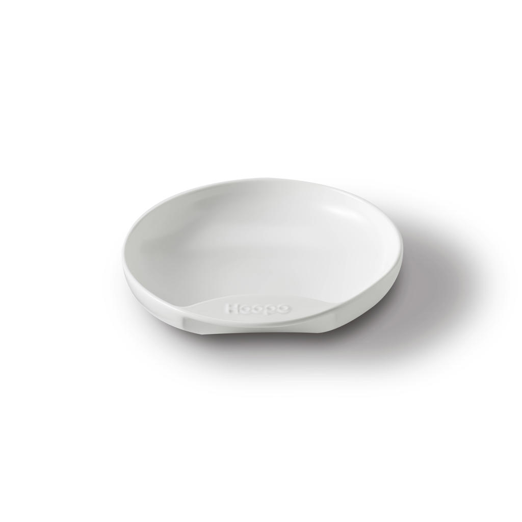Hoopo Kattenvoerbak Plate Catfeeder White