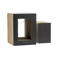 Hoopo Krabpaal Table Black