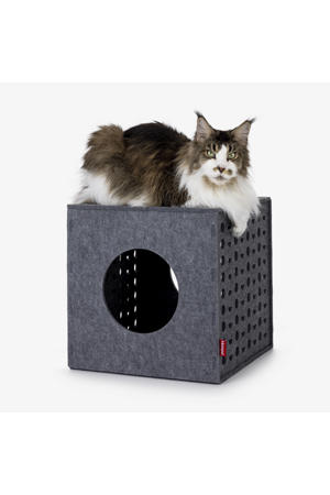 Kattenmand Cube Grey