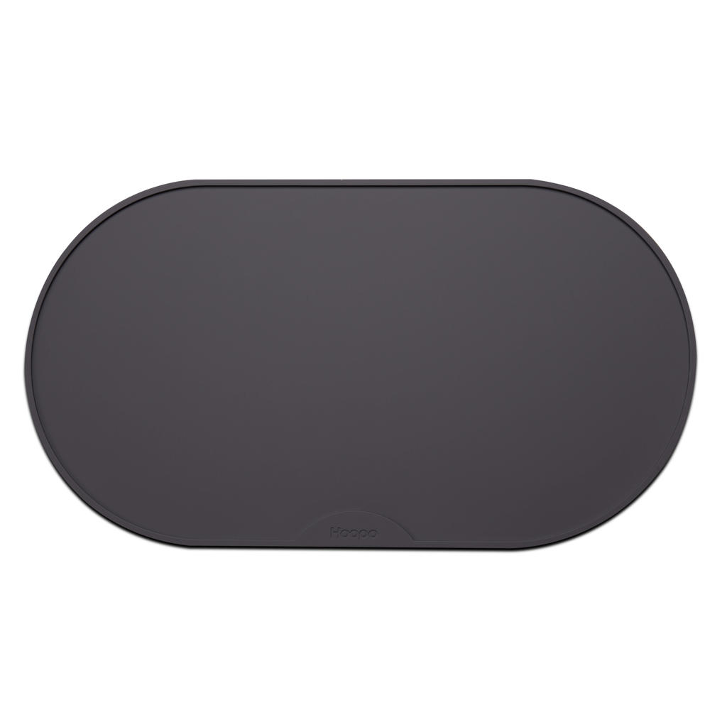 Hoopo Kattenvoerbak Base Placemat Grey