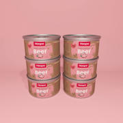 thumbnail: Hoopo Kattenvoer Beef Paté (6 Pack)