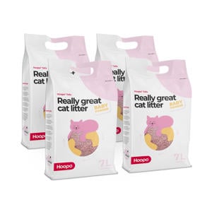 Kattenbakvulling Tofu Babypowder x 4 pack Cat Litter