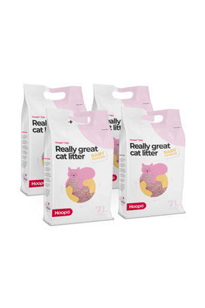 Kattenbakvulling Tofu Babypowder x 4 pack Cat Litter