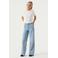 Garcia Annemay wide leg jeans - lichtblauw