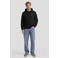 Pure Path regular fit hoodie met backprint - zwart