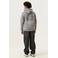 Garcia rechtvallende hoodie met backprint - grijs