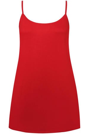 onderjurk Plus Size - rood