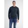 LERROS regular fit gemêleerde sweater - donkerblauw
