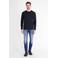 LERROS regular fit longsleeve - donkerblauw