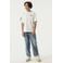 Garcia oversized T-shirt met backprint - ecru