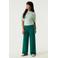 Garcia straight leg gestreepte broek - groen