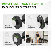thumbnail: Tunturi  Rapid verstelbare dumbbell - 20kg