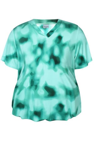 dip-dye top Plus Size - turquoise