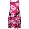 Zhenzi gebloemde zomerjurk Plus Size - roze
