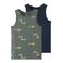 NAME IT MINI hemden met print (set van 2)