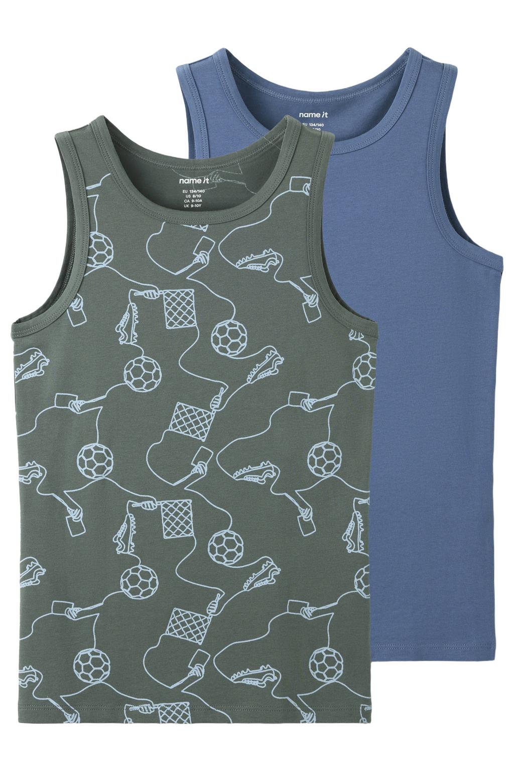 NAME IT KIDS hemden met print (set van 2)