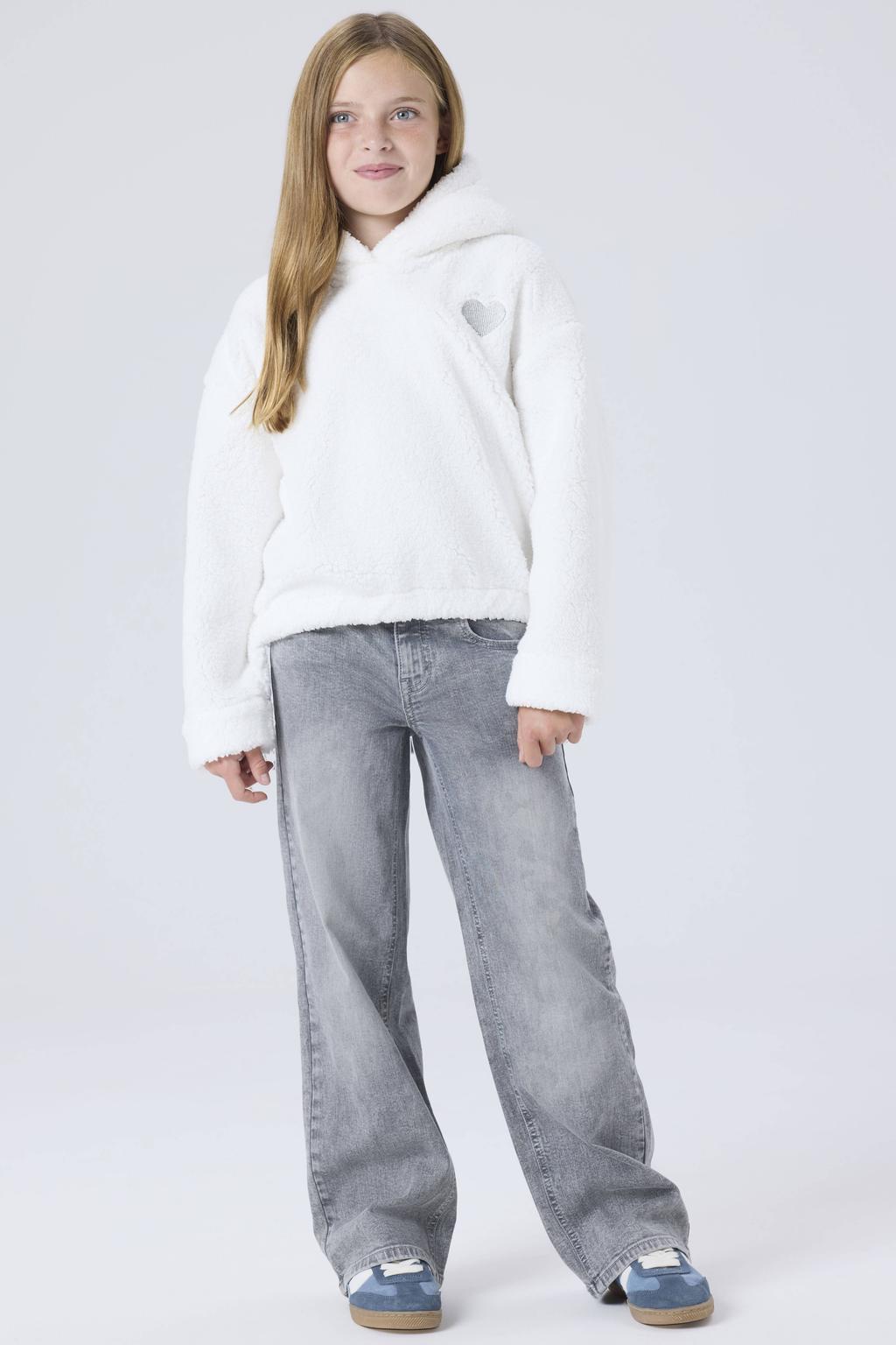 NAME IT KIDS NKFROSE wide leg jeans - grijs