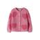 NAME IT KIDS katoenen jacquard vest met hartjes - roze