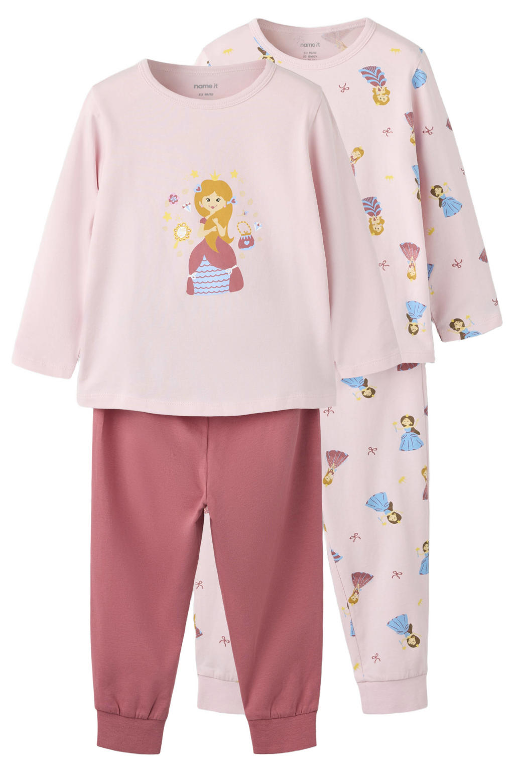 NAME IT MINI pyjama's met print (set van 2)