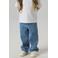 NAME IT MINI NMFROSE wide leg jeans met hartjes - mediumblauw