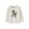 NAME IT MINI sweater met print - ecru