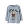 NAME IT MINI longsleeve met print - lichtblauw
