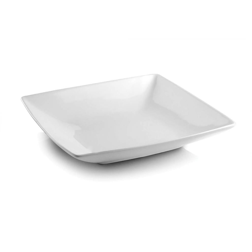 BonBistro Diepe Borden / Pastaborden Yong Squito 22 x 22 cm - Wit - 6 stuks