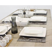 thumbnail: BonBistro Diepe Borden / Pastaborden Yong Squito 22 x 22 cm - Wit - 3 stuks