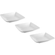 thumbnail: BonBistro Diepe Borden / Pastaborden Yong Squito 22 x 22 cm - Wit - 3 stuks
