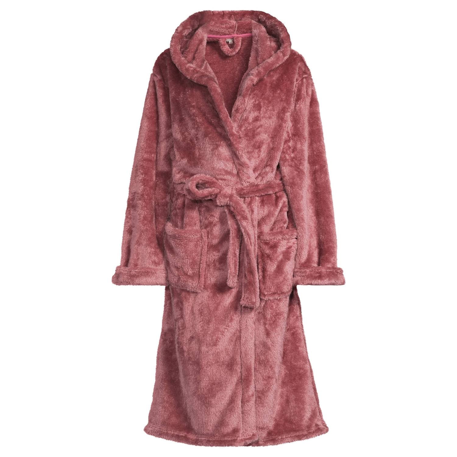 Dreamcovers fleece badjas oudroze
