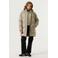 Garcia gewatteerde winterjas - beige
