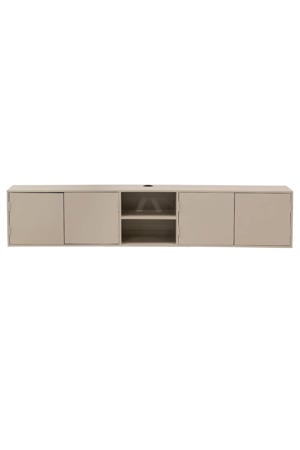 Tv-Meubel Loiza - Mangohout - Taupe - 200cm
