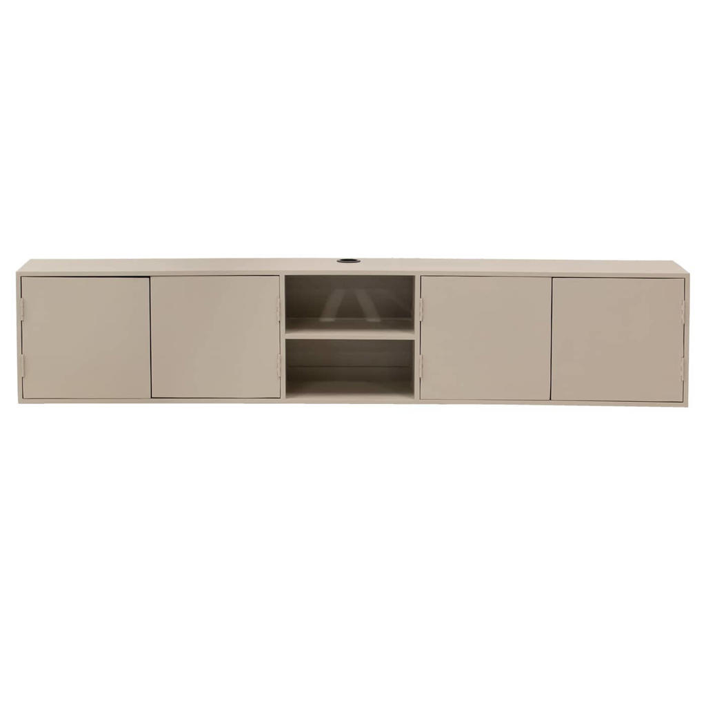 Giga Meubel Tv-Meubel Loiza - Mangohout - Taupe - 200cm